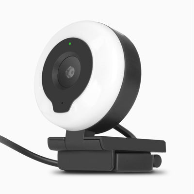 Aluratek 2K HD Ring Light Webcam with Tripod Hero
