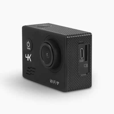 Aluratek 4K Wi-Fi Sports Action Camera Front angle