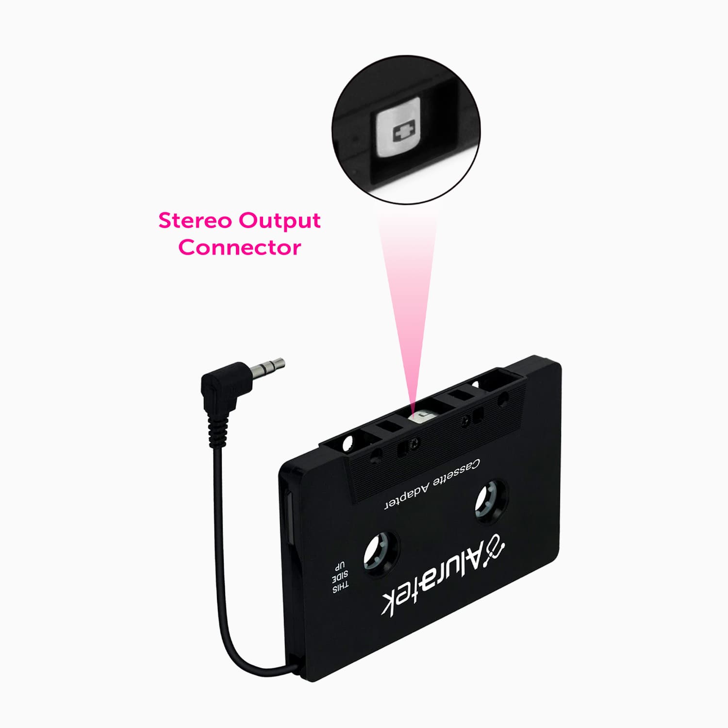3.5mm AUX Audio Cassette Adapter