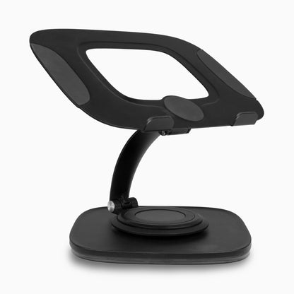 Aluratek Adjustable Ergonomic Laptop Stand 360 Rotating Base main