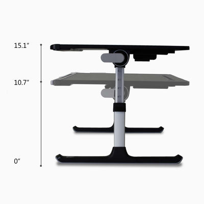 Aluratek Adjustable Laptop Stand Table height
