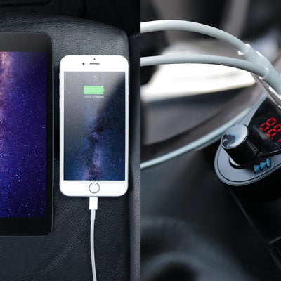 Aluratek Bluetooth Audio Receiver and FM Transmitter Lifestyle Charging Dual Devices