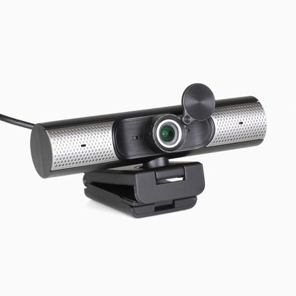 HD 1080p Webcam with Omnidirectional Mic and Built-in Speakers