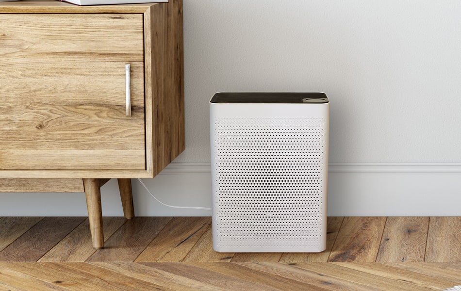 Aluratek HEPA Air Purifier for Mid-Sized Rooms Quiet Fan