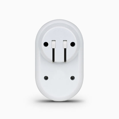 Aluratek LED Nightlight with Dual-USB Charging Ports Back white