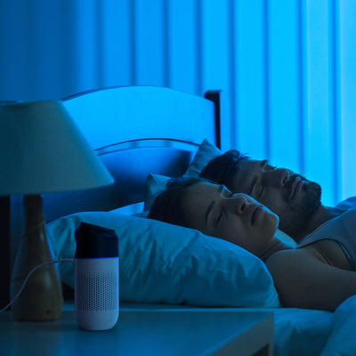 Aluratek Portable HEPA Air Purifier for Personal Spaces and Cars quiet fan