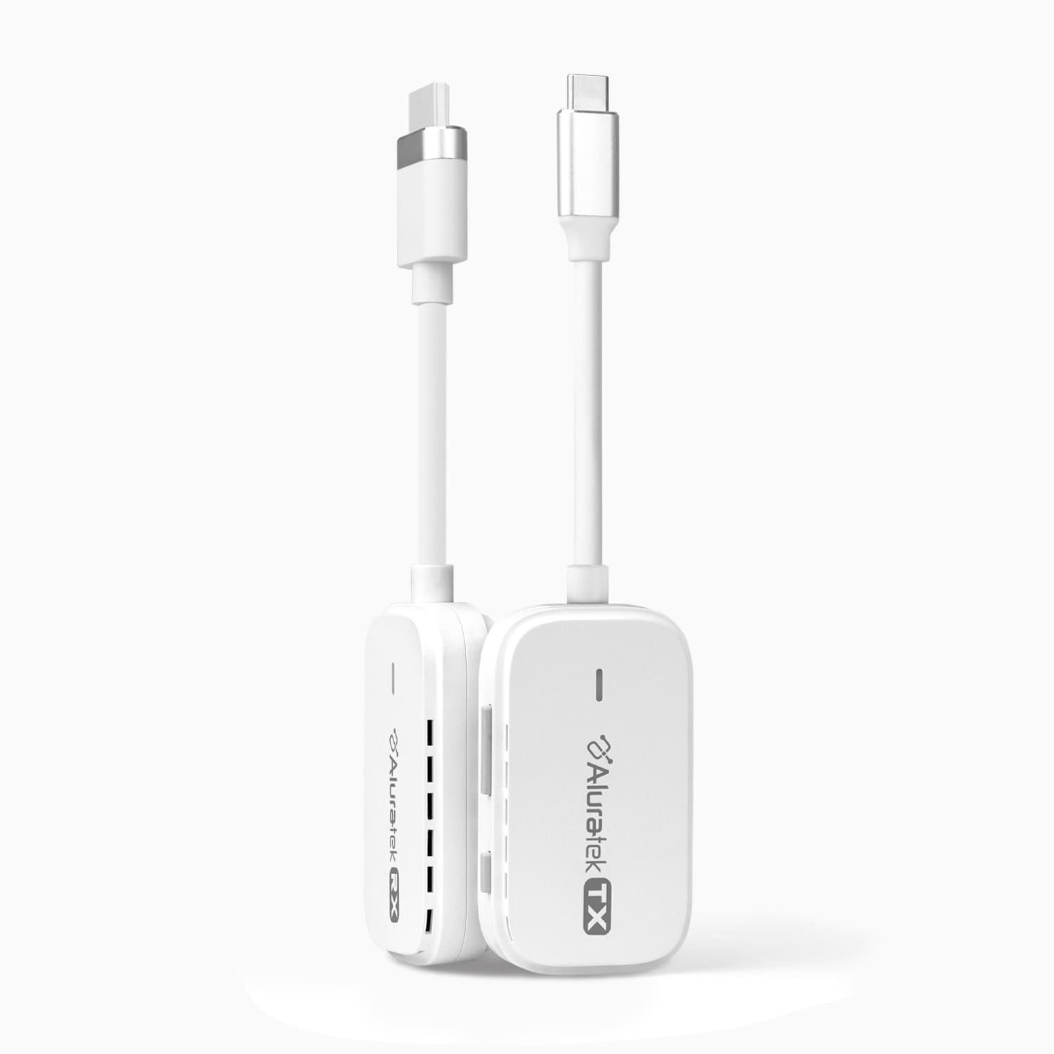 Aluratek Streamcast Mobile Wireless Type-C to HDMI Streaming Kit Standing