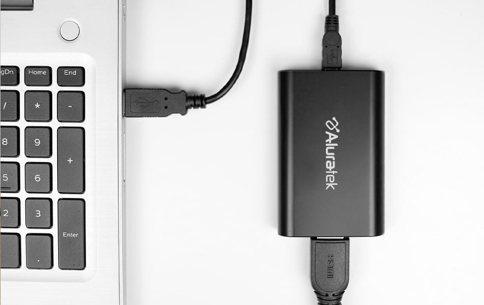 Aluratek USB to HDMI 1080p Adapter with Audio Simple-to-use