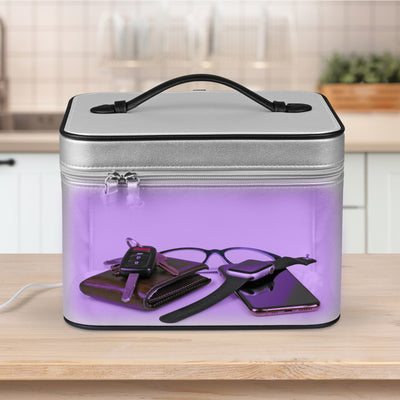 Aluratek UVC Sterilization Bag Gray lifestyle sterile-environment