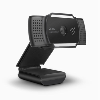 Aluratek Ultra 2K HD Webcam Auto-Focus Dual-Stereo Noise-Cancelling Mics front lense cover