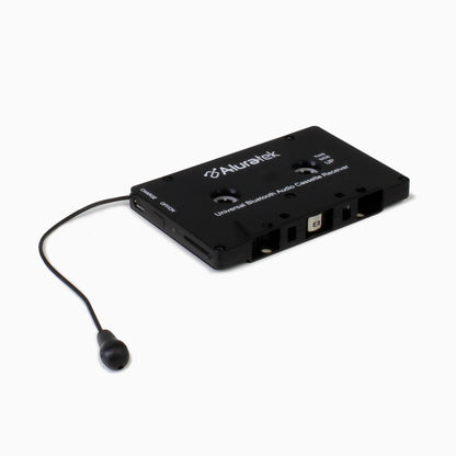 Aluratek Universal Bluetooth Audio Cassette Receiver with Microphone Angle