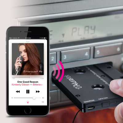 Aluratek Universal Bluetooth Audio Cassette Receiver with Microphone Car Stereo
