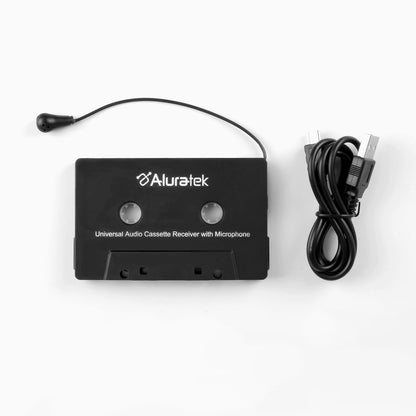 Aluratek Universal Bluetooth Audio Cassette Receiver with Microphone top