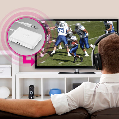 Aluratek Universal Bluetooth Audio Transmitter Lifestyle TV