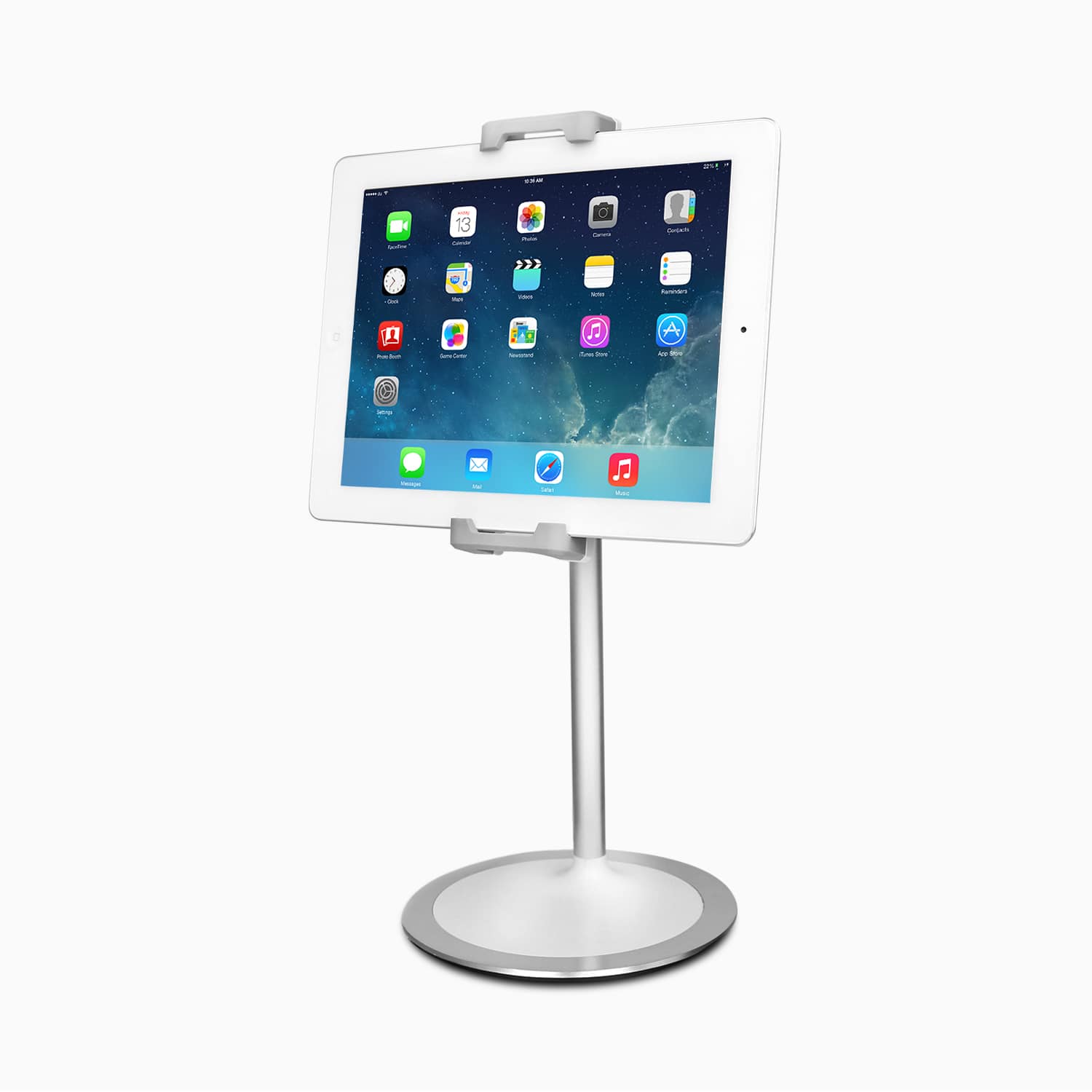 Aluratek Universal Desktop Smartphone and Tablet Stand Angle iPad