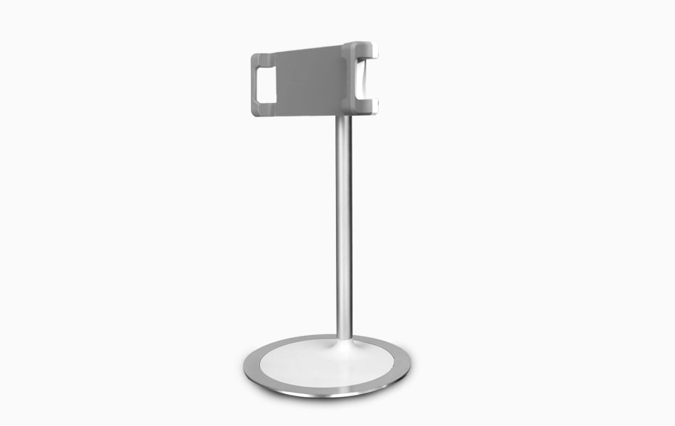 Aluratek Universal Desktop Smartphone and Tablet Stand Anti Slip Weighted base