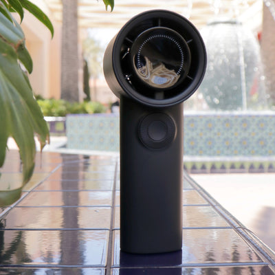 Aluratek Vortex Go Handheld Rechargeable Fan front solo