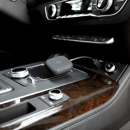 Aluratek Wireless Adapter for Apple CarPlay Black Lifestyle Car