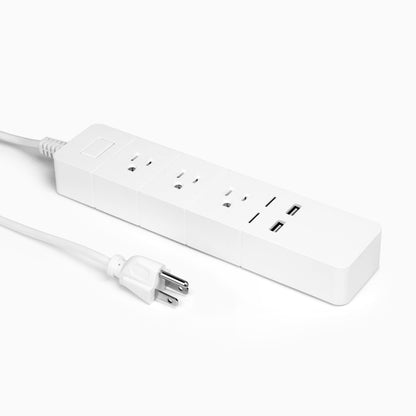 Aluratek eco4life SmartHome WiFi 3-Port Surge Strip with USB Charging Main