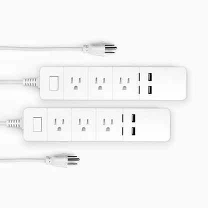 Aluratek eco4life SmartHome WiFi 3-Port Surge Strip with USB Charging top2