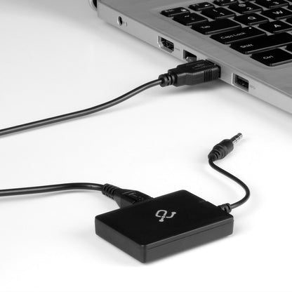 Aluratek iStream Bluetooth Audio Receiver with Attached Cable Charging