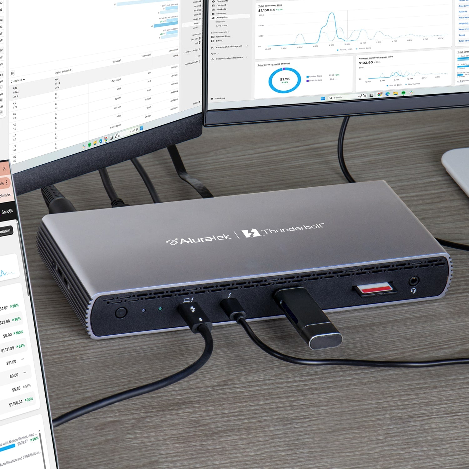 Aluratek Thunderbolt Dock - Thumbnail 3