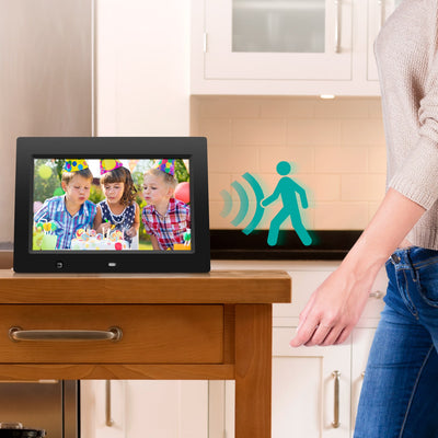 aluratek 10 digital photo frame motion sensor 4gb environment