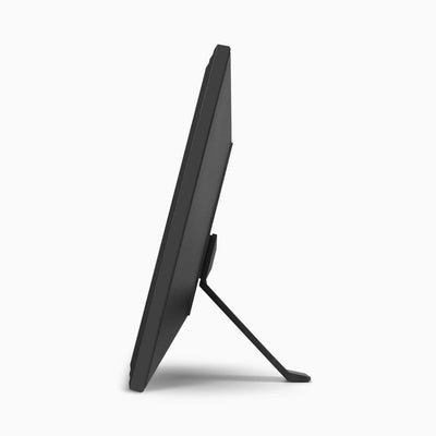 aluratek 10 inch ips lcd touchscreen wifi digital photo frame 32gb side