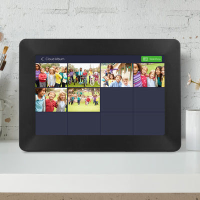 Aluratek 10 inch ips touchscreen wifi digital photo frame 8gb lifestyle