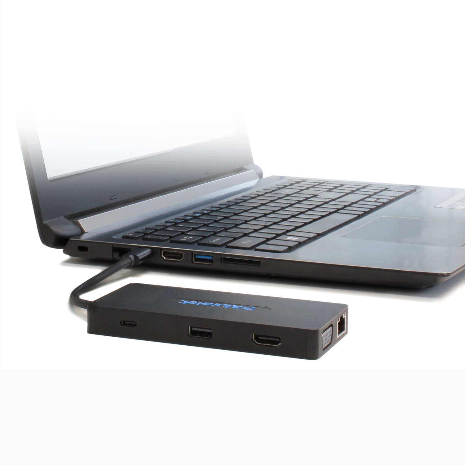 Aluratek 100W multimedia hub laptop