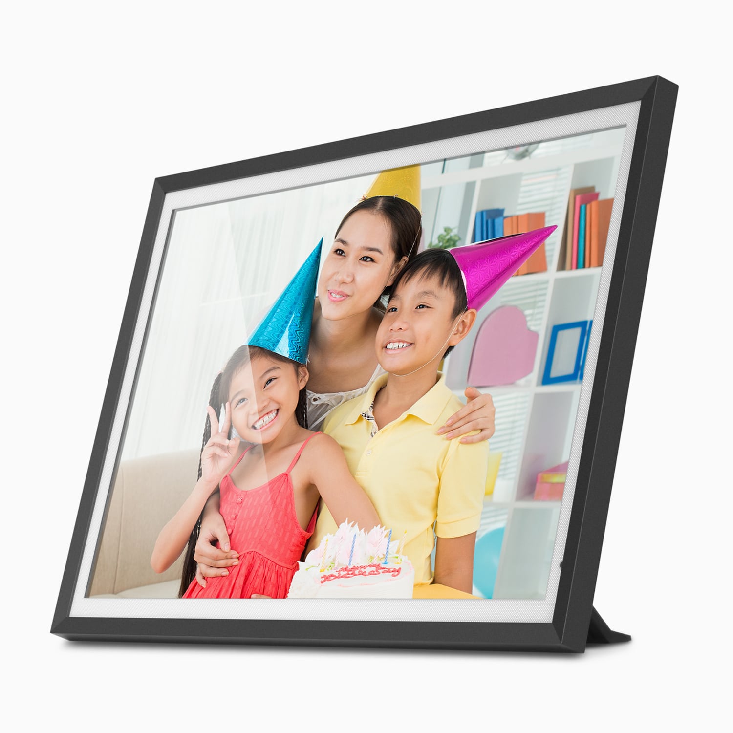 13.5" Dual-band 2.4Ghz, 5Ghz WiFi Touchscreen Digital Photo Frame with 3K Resolution, Light Sensor and 32GB Built-in Memory