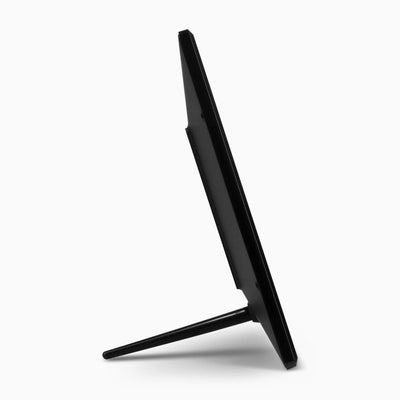 aluratek 15-inch ips touchscreen wifi digital photo frame 16gb side