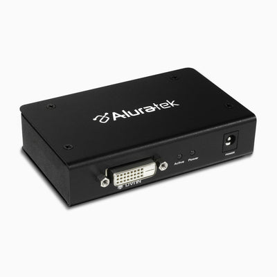 Aluratek 2-port DVI Video Splitter Side Angle