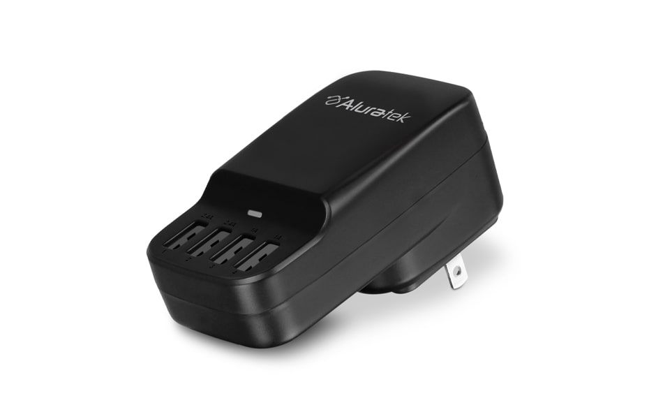 aluratek 4-port USB Charging Station Easy Set Up and operation