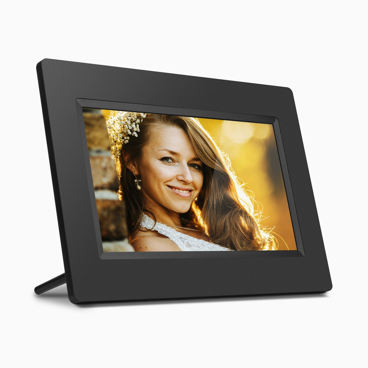 7" WiFi Digital Photo Frame with Touchscreen IPS LCD Display and 8GB Built-in Memory