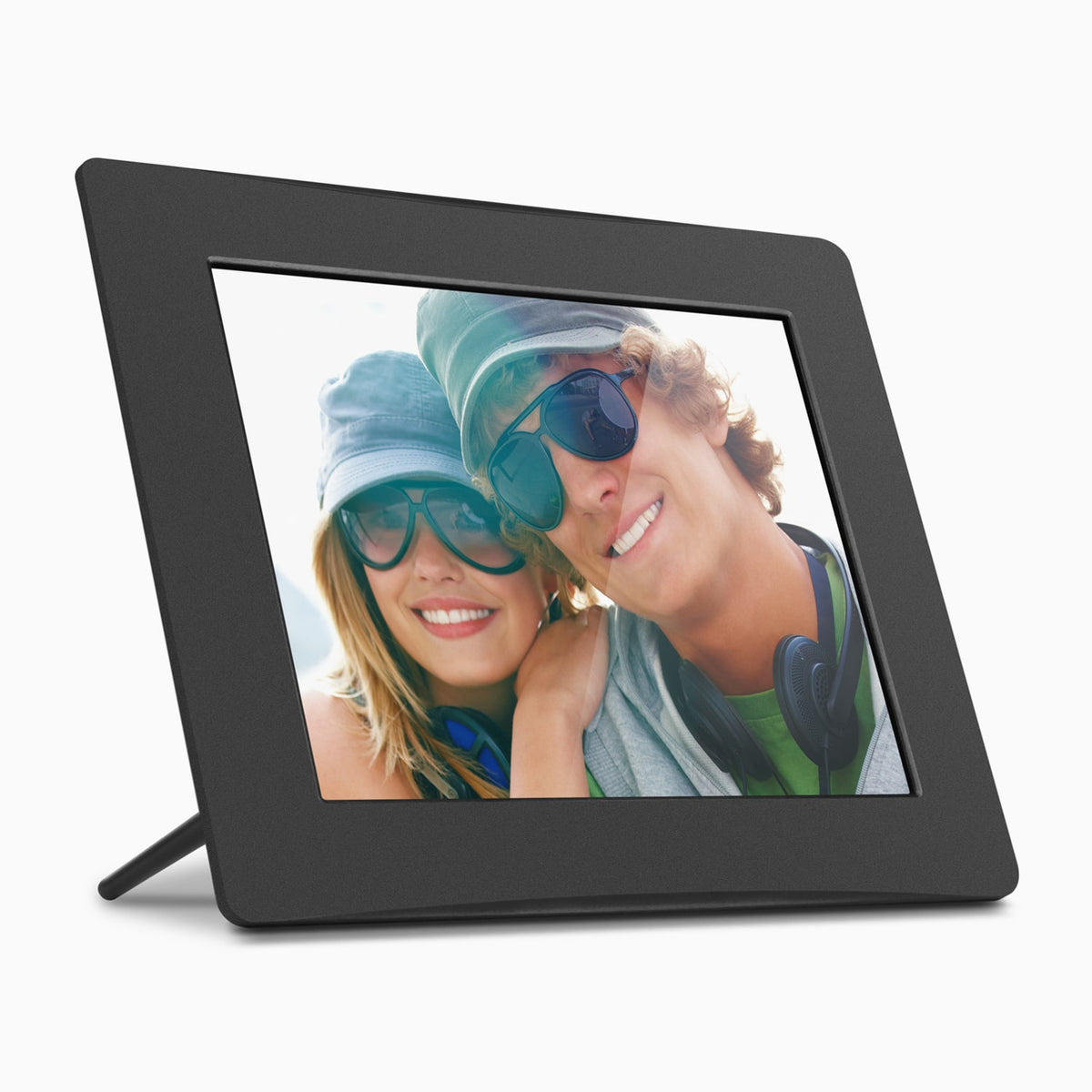 Slideshow Picture Frame 8-Inch Digital Photo Frame: Automatic Slideshow Display – Aluratek