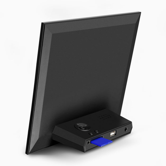 8" Slim Digital Photo Frame – Auto-Slideshow Display – Aluratek