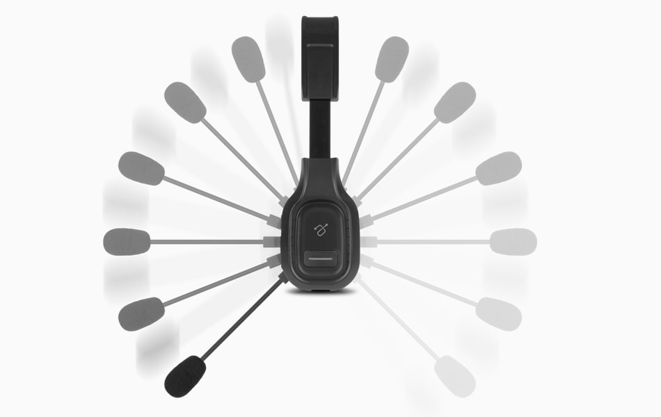aluratek Headphone bluetooth wireless stereo microphone Designed For Comfort