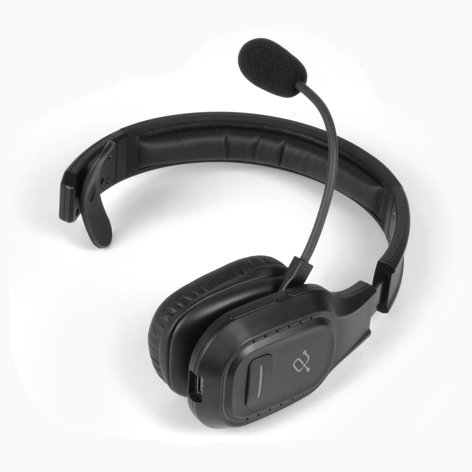 Bluetooth Wireless Headset with Noise Cancelling Boom Microphone and Bluetooth Dongle