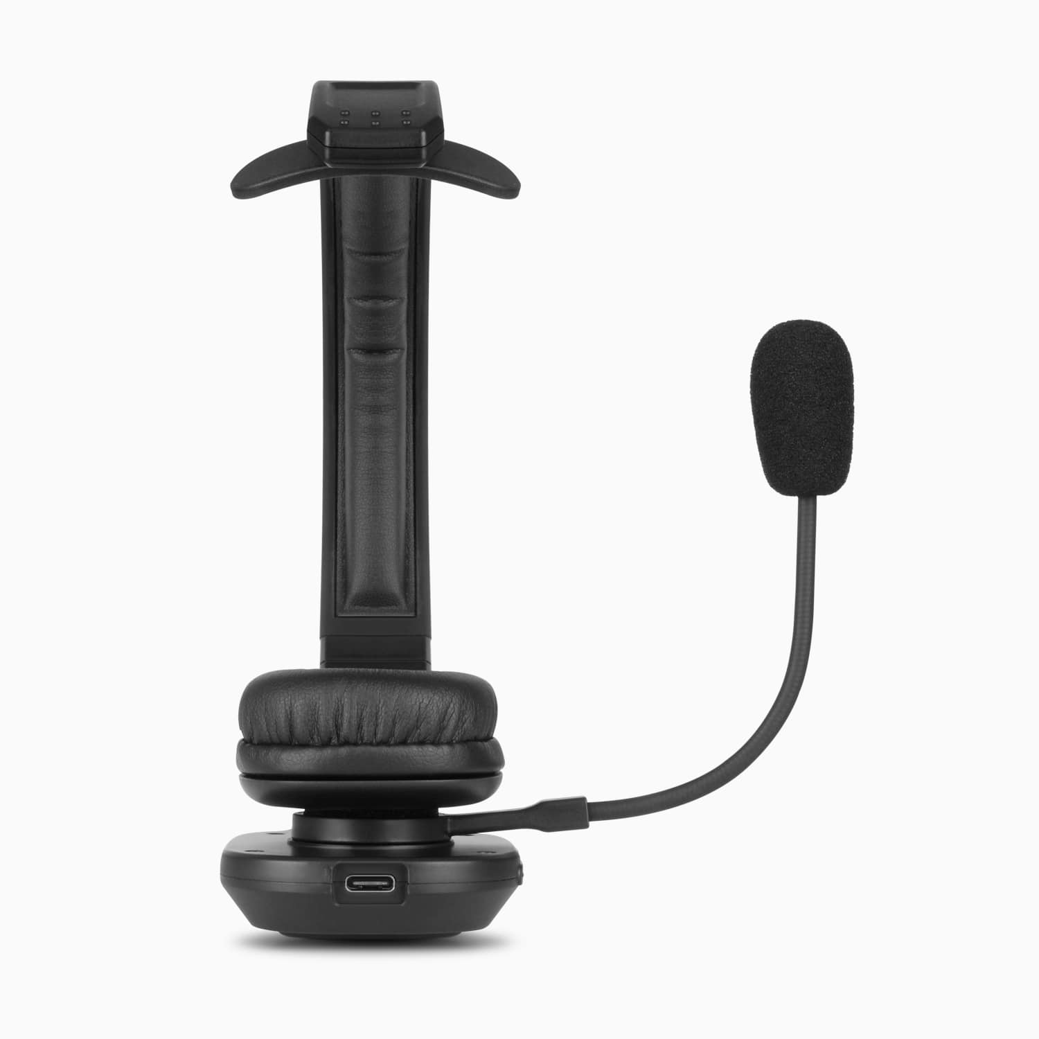 Bluetooth Wireless Headset with Noise Cancelling Boom Microphone and Bluetooth Dongle