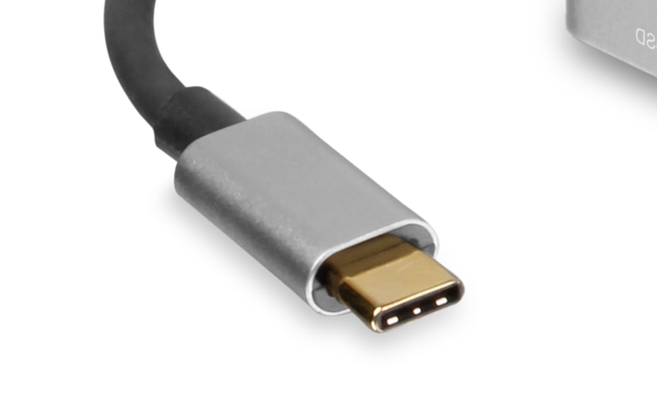 Aluratek USB type-C-hub card reader USB-C integration