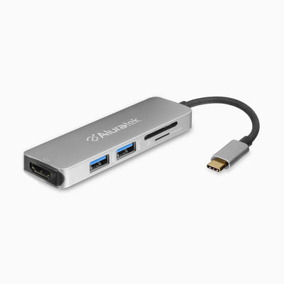 Aluratek USB type-C hub card reader main