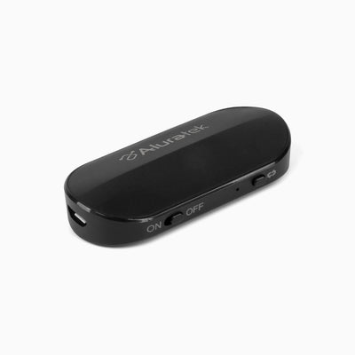 aluratek Bluetooth audio transmitter with detached cable angle