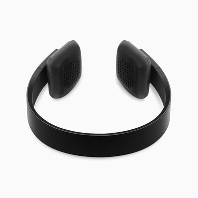 aluratek Bluetooth wireless stereo headphones black top