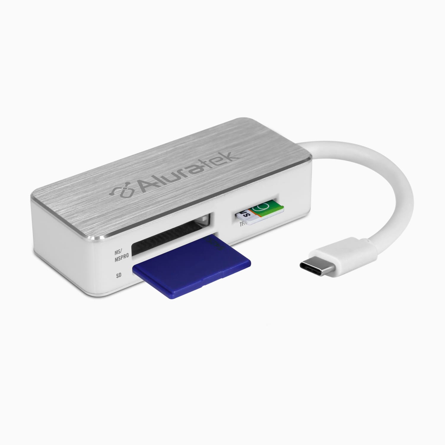 SDXC / SDHC / MicroSD / MS  USB 3.2 Card Reader with USB-C