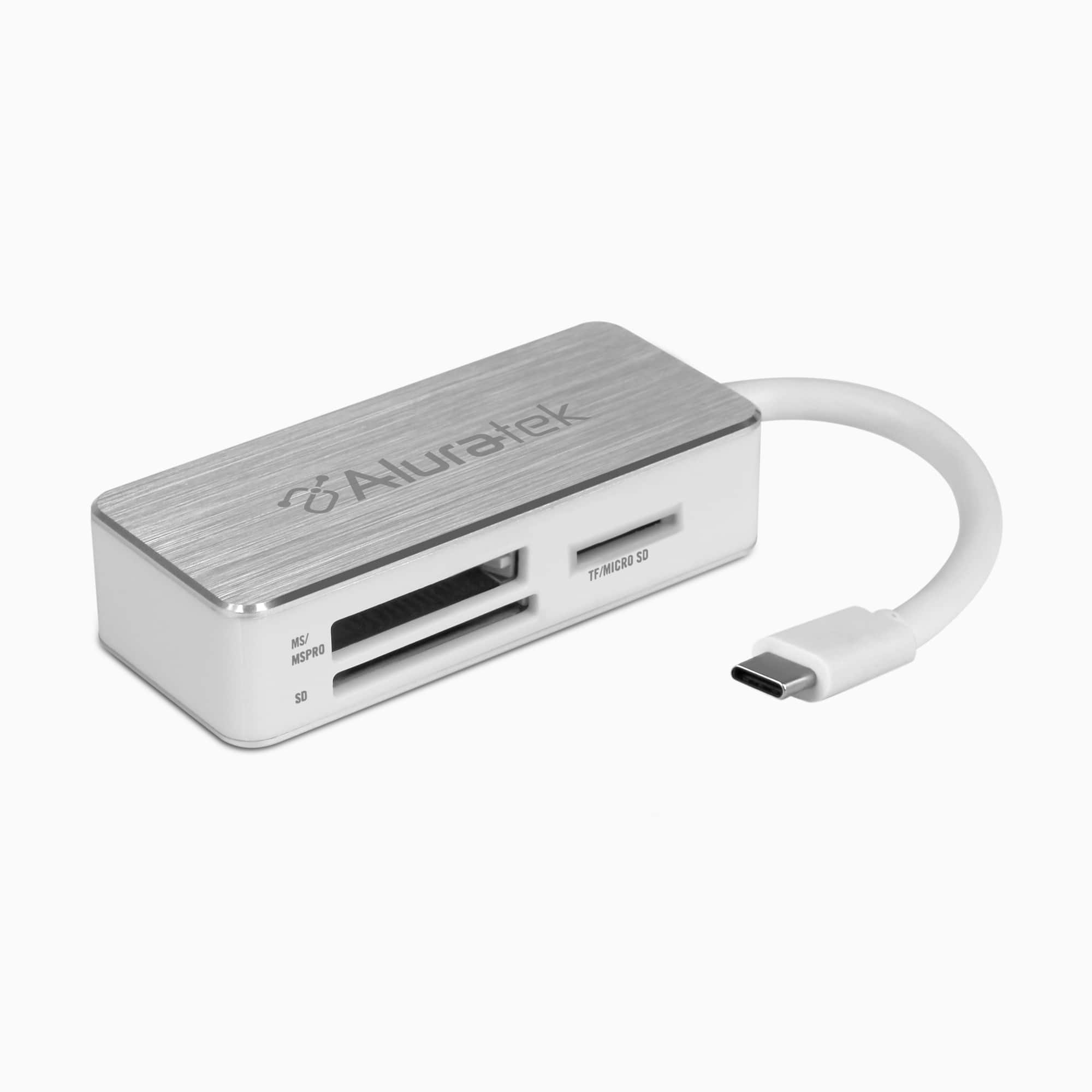 SDXC, SDHC, MicroSD, and MS USB 3.2 Card Reader with USB-C