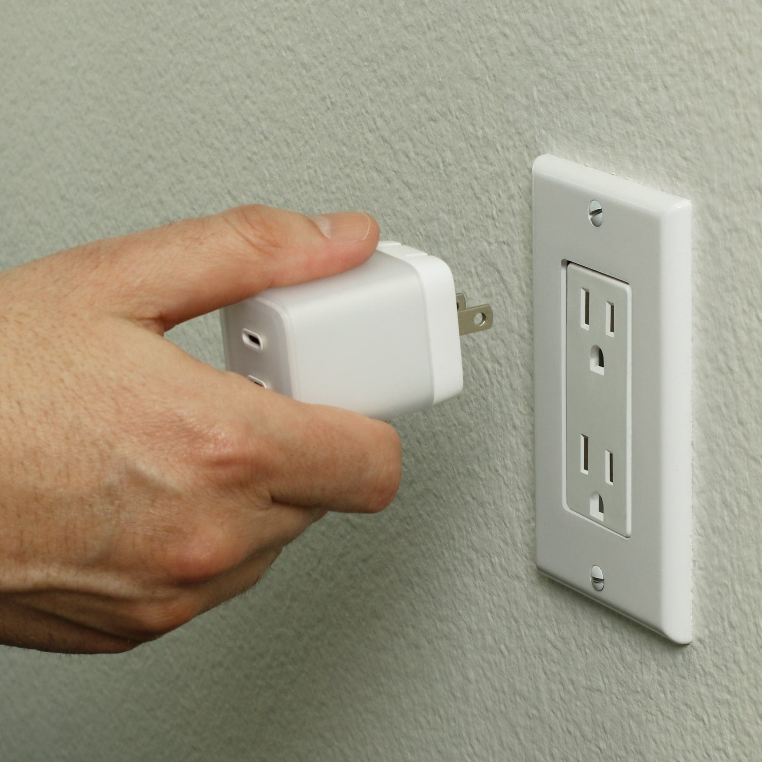 Dual USB-C GaN 45W Wall Charger