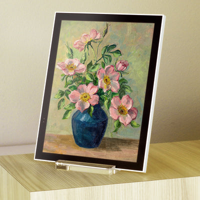 aluratek epaper wifi digital photo frame acrylic stand