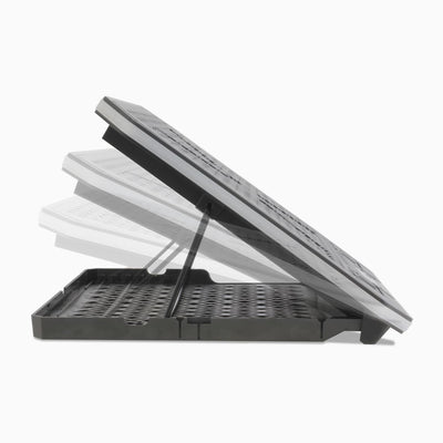 Aluratek Ergonomic USB Laptop Cooling Pad RGB Lights Side Ghosted