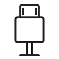 aluratek micro usb cable icon
